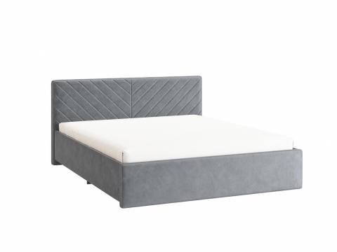 Кровать 1.6 Сандра 2 оникс велюр