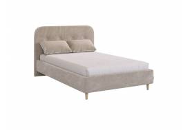 Кровать 1200 Лео велюр латте