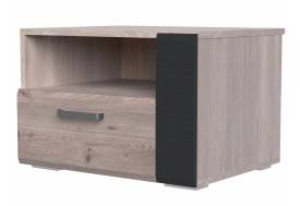 Тумба прикроватная планка справа Бриз Дуб Нельсон