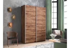 Шкаф-купе Прайм 2-х дверный 1200 два ДСП Крафт табачный