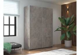 Шкаф-купе Прайм 2-х дверный 1600 два ДСП Бетон