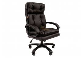 Офисное кресло Chairman 442 экопремиум черный (черный пластик)