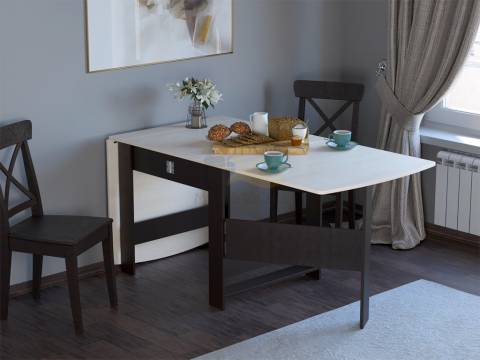 Стол-книга СТ-4 Венге-Дуб молочный