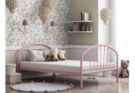Кровать металлическая Эвора 120 Розовый