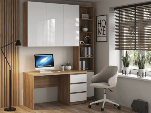 Рабочая зона Бостон МДФ белый