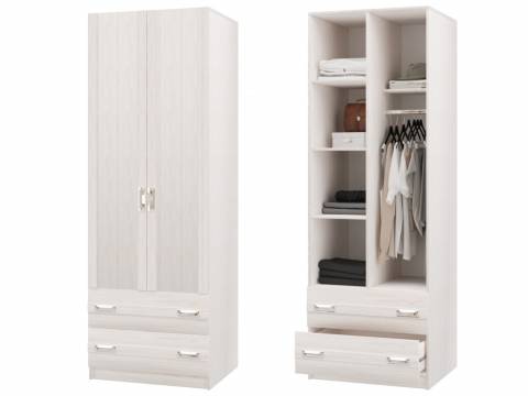 Шкаф ПШ-5 Сабрина-2 Ясень анкор светлый