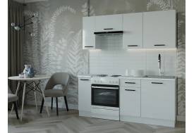 Кухонный гарнитур Белый Глянец 1800 МДФ