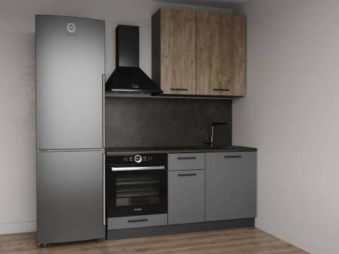 Кухонный гарнитур Умбра 1600 (верх 950 мм) МДФ