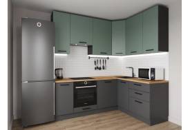 Кухонный гарнитур Изумруд 2200х1600 (верх 950 мм)