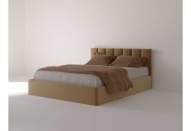 Кровать Кёльн основание ЩИТ 160 Бежевый велюр