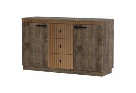 Комод на цоколе Ольга 3 дуб коми