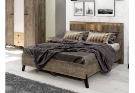 Кровать с ножками 1600 Ольга 3 дуб коми