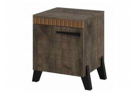 Тумба прикроватная с ножками Ольга 3 дуб коми