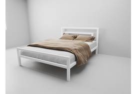 Кровать металлическая Куба 1400 белая