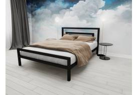 Кровать металлическая Куба 1400 черная