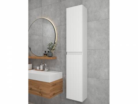 Шкаф пенал навесной для ванной комнаты и туалета MH10-MA