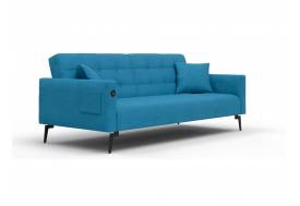 Диван Аллаки с USB розеткой Синий Tailor 21