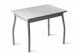 Стол раздвижной Орион.4 1200 пластик мрамор белый - комплект ног №1.1