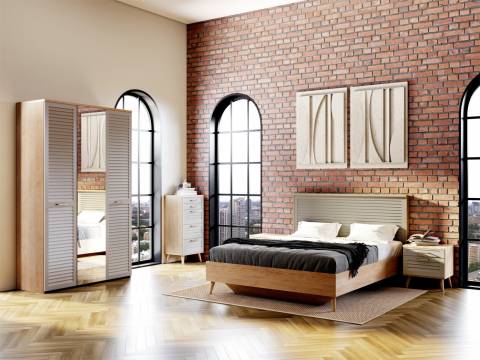 Спальня Гавана Светло-серый