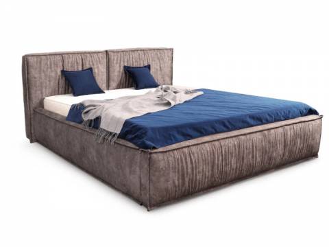Кровать Чикаго 1400 вариант 2 Аликанте коричневый