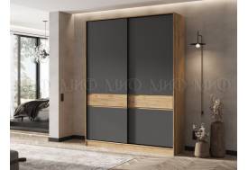 Шкаф-купе 1800 Роджина Дуб крафт/Графит