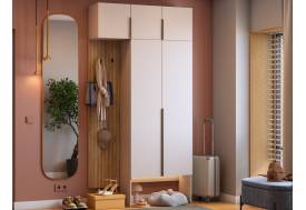 Прихожая Мебельсон К9 дуб крафт золотой/кашемир