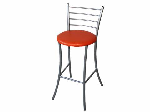 Стул Барный ДХ-2 обивка апельсин