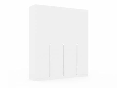 Шкаф Монблан New распашной 2000 4-х дверный Белый Шагрень