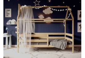 Кроватка-Домик без покраски 80х190 см