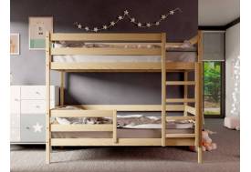 Двухъярусная кровать без крыши без покраски 80х160 см