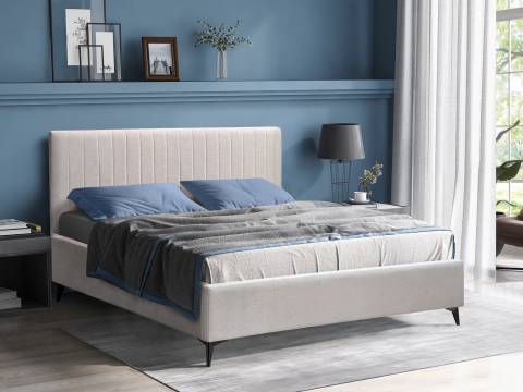 Кровать Фрейм 1800 Страйп высокие ножки без подъема вивальди 14