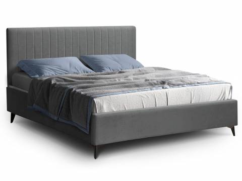 Кровать Фрейм 1800 Страйп высокие ножки без подъема вивальди 34