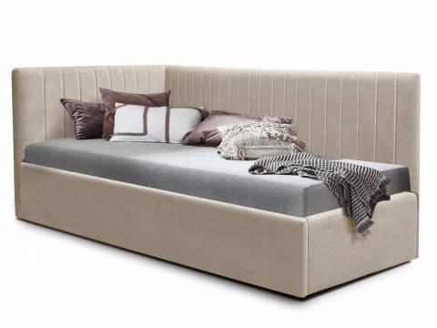 Кровать подростковая правая 900 Фрейм Страйп с подъемом вивальди 3