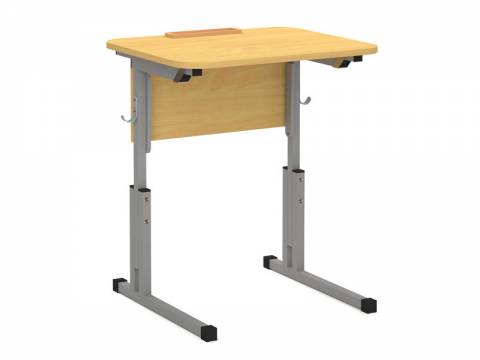 Стол ученический с наклонной столешницей Лц.КР_5-7-т25 / Лц.С1ДК-16/2 ЛДСП 16 мм Лицей