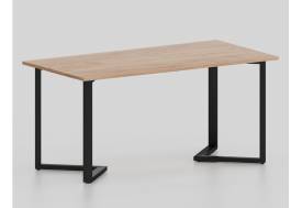 Стол У-образные опоры черные ЛО.КУ-6 600х1400 мм