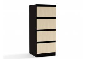 Комод 424 Дуэт NEW Венге/дуб молочный