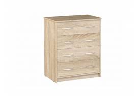 Комод 700 Дуэт Люкс с 4-ящиками Дуб Сонома