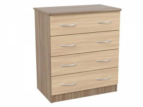 Комод 700 Дуэт Люкс с 4-ящиками ясень шимо