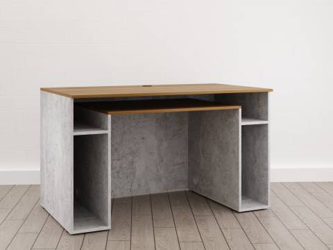 Стол прямой сложный (С-5) Soft комбинированный