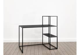 Стол с надстройкой (М-6) Лофт Черный