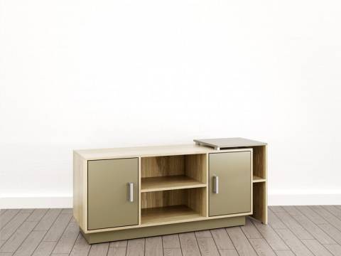 Тумба дизайн (О-9) Eclectic lite Дуб рокпайл-Мокко