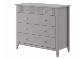 Комод 5 ящиков Никеа антрацит