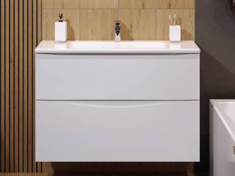 Тумба с раковиной Tess 100 белая