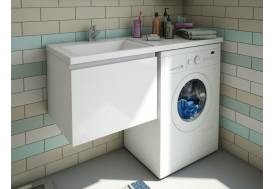 Тумба с раковиной Dallas Luxe 1050 навесная 1 ящик левая