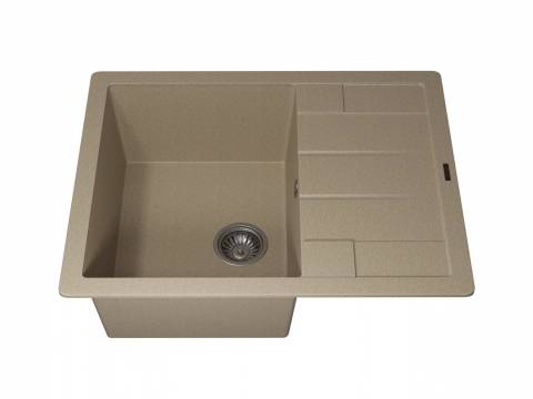 Кухонная мойка Uperwood Quartz UPD-03-02 бежевая матовая