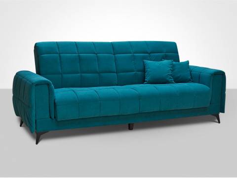 Диван Флирт 3 со съемным чехлом Эффект атлантик