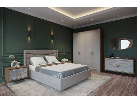 Спальня Палермо Дуб Каселла коричневый