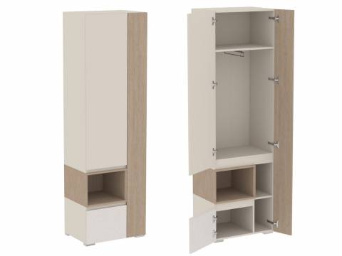 Шкаф для одежды узкий Каспер