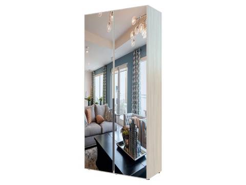 Шкаф Гранд ГШП/1-21-10-22 (двери тип 2) с зеркалами