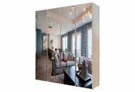 Шкаф Гранд ГШК/2-21-20-2222 (двери тип 2) с четырьмя зеркалами